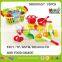 Toy fruit and vegetable set