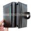 China fabric leather rfid protected wallet credit card holder with button