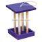 New design high quality natural handmade outdoor decoration wooden bird house