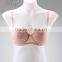Wholesale ladies breathable fancy mesh nude color full support balconette sexy bra