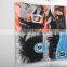 4pcs modacrylic fibre #1B black Kinky Curl synthetic hair extensions for black women hair bundle weaves