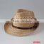Hot selling haedweaved paper straw homburg hat
