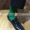 Haining GS custom high quality solid green men bamboo fiber socks