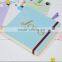 2016 Custom Hot Stamping Gold Love Notebook With Elastic Band