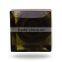 Glass small Square Knob (smoke Brown)