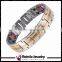 Factory Bio Energy Magnetic 4 in 1 Stainless Steel Two Tone Bracelet