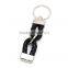 Newest design popular metal leather carabiner keyring