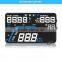 Hot Universal LED 5.5 inch OBD Car HUD, head up display (XY-HUD207)
