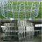 Hot dip galvanized steel cattle hay feeder