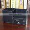 Wholesale Custom Business Office Stationery, Luxurious Leather Storage Box, Black Drawer Storage Box