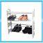 Foldable White&Black Color Shoe Racks
