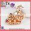 Fashion Sleep Cat Decorative Female Bling Keychain