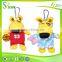 safety stuffed mini toy 8cm plush emoji keychain