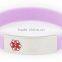 Factory custom make custom medical id wristbands for cyclists