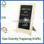 Mini Freestanding Wood Framed Erasable Chalkboard Tabletop Memo Board