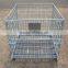Durable Industrial Foldable storage cage, wire mesh cage, storage container