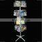 Supermarke floor-standing 4 Tier metal CD Display Rack