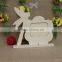 Handmade unfinished decor wooden funny picture frame