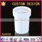 customized design wholesale white ceramic toilet brush holder