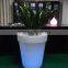 FO-9520 LED tapered round Garden colorful Floral Pot supplier