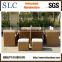 6MM Half Round Rattan Dining Table and Chair (SC-A7199-H)