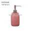 Bathroom Accessories Dish Dispenser lotion bottle with metal lid bath sets