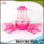 NBRSC set of 5 pcs plastic ps cold water jug spiral drinking water kettle tea pot water jug with cups
