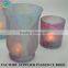 Painting glass candle containers