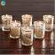 rotary candle holder amber candle jar glass