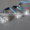 5V rgb 0.3W programmable waterproo LED magic pixel module lights with 3 chips