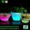 night club led lighted fruit plate with rechagreable battey and remote controller