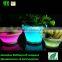 led waterproof decorative plated fruit tray PE glowing fruit bowl decoration