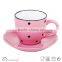 cheap crockery coffee cup and saucer wholesale bulk