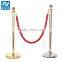 Rope and pole stanchion