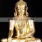 Regional Feature antique metal life-size buddha thai bronze statue