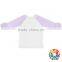 Toddler Girls Ruffle Long Sleeve Shirt 100% Cotton Girl Ruffle 3/4 Shirt Kids Raglan Ruffle Shirts Wholesale Icing Ruffle Shirt