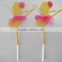 birthday party dancing girl cupcake toppers picks