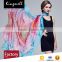 Customized ladies high quality digital printing silk brand scarf