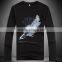  11 years Golden Supplier custom white long sleeve t shirt with printing