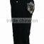 New fashion design golden button corduroy embroidered shorts/pants with folded hem