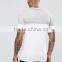 New Custom Fashion Short Sleeve Button Placket White Contrast Design Men's 100% Cotton Knit Skinny Slim Fit Casual Polo T-Shirt
