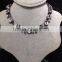 New design big brand latest design crystal beads collar necklace jewelry for women