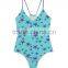 ladies sea star print one-piece swimwear