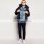 light blue fitness denim men jean jacket fashion street wear