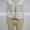 new ladies embroidered summer beach cover lace fashion top