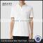 MGOO Custom Embroidery 100% Cotton Pique Polo Shirts Short Sleeves Mens Polo Chest Logo Company Shirts
