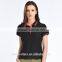 fancy design lapel short sleeve t-shirt for summer