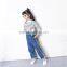 S17655A Girls Jeans Pants Autumn 2017 Children's Clothing