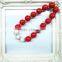 Wholesale Ameriacan Flag BABY GIRL CHUNKY RHINESTONE BEADED NECKLACE
