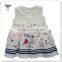 high quality baby girl cotton summer dress for kids